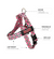 Checkered Hearts BullHug Dog Harness – Non-Choking, Adjustable