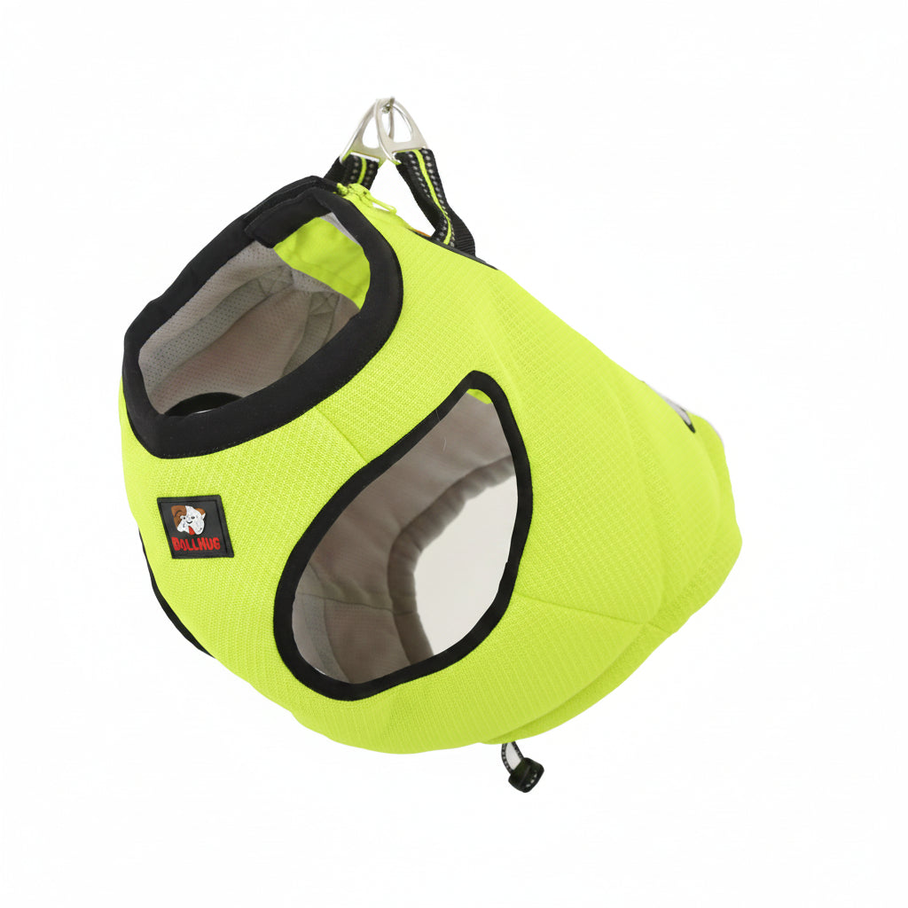 Neon Yellow Bullhug Dog Cooling Vest 