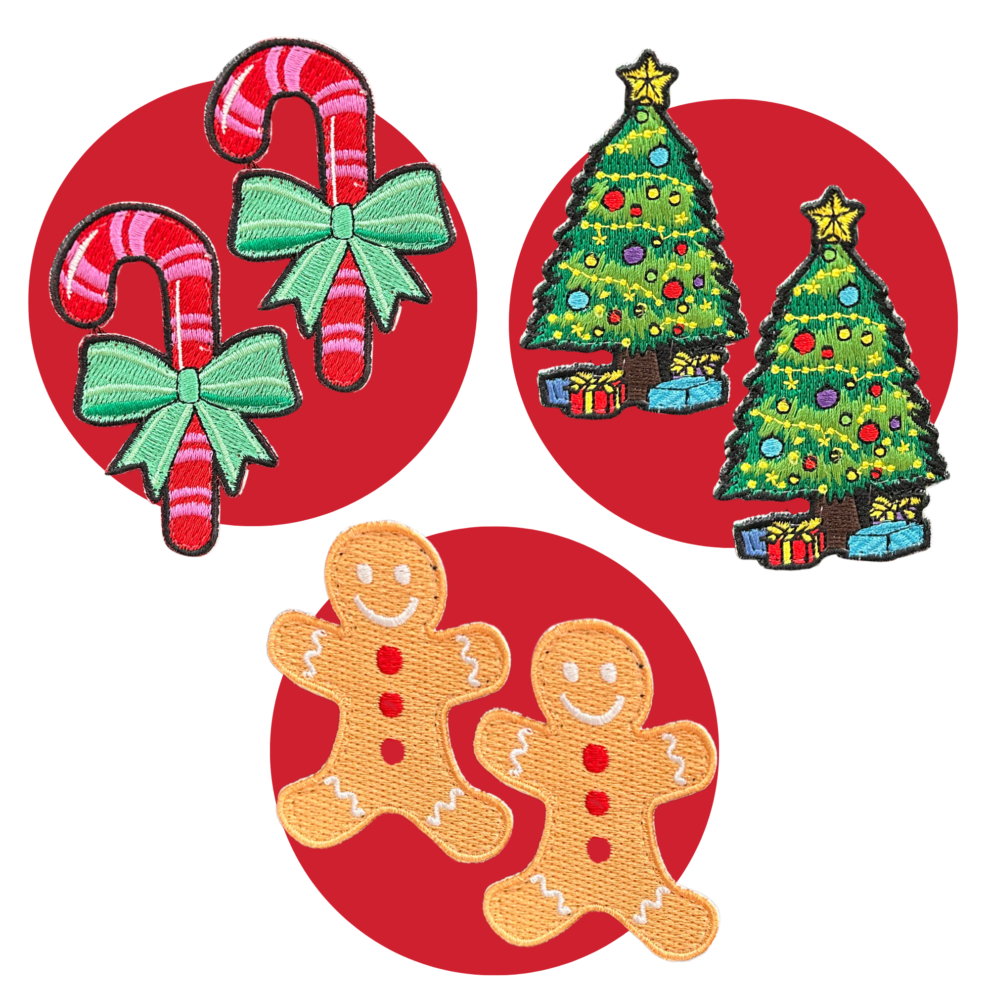 Holiday Flair Patches for Bullhug Dog Harness