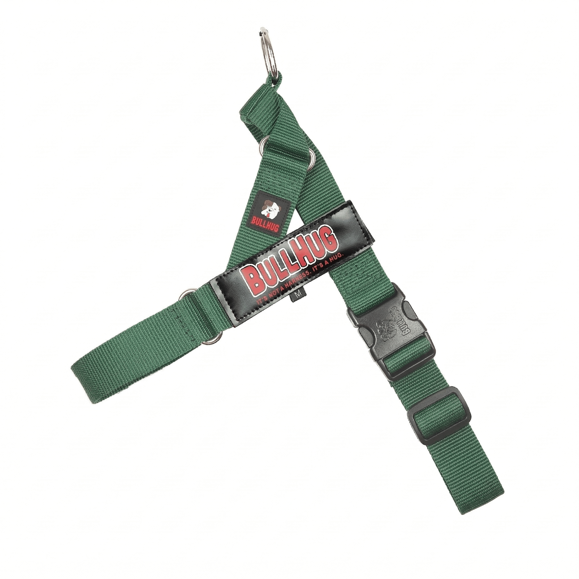 Hunter Green Bullhug No Pull Adjustable Dog Harness Right Side