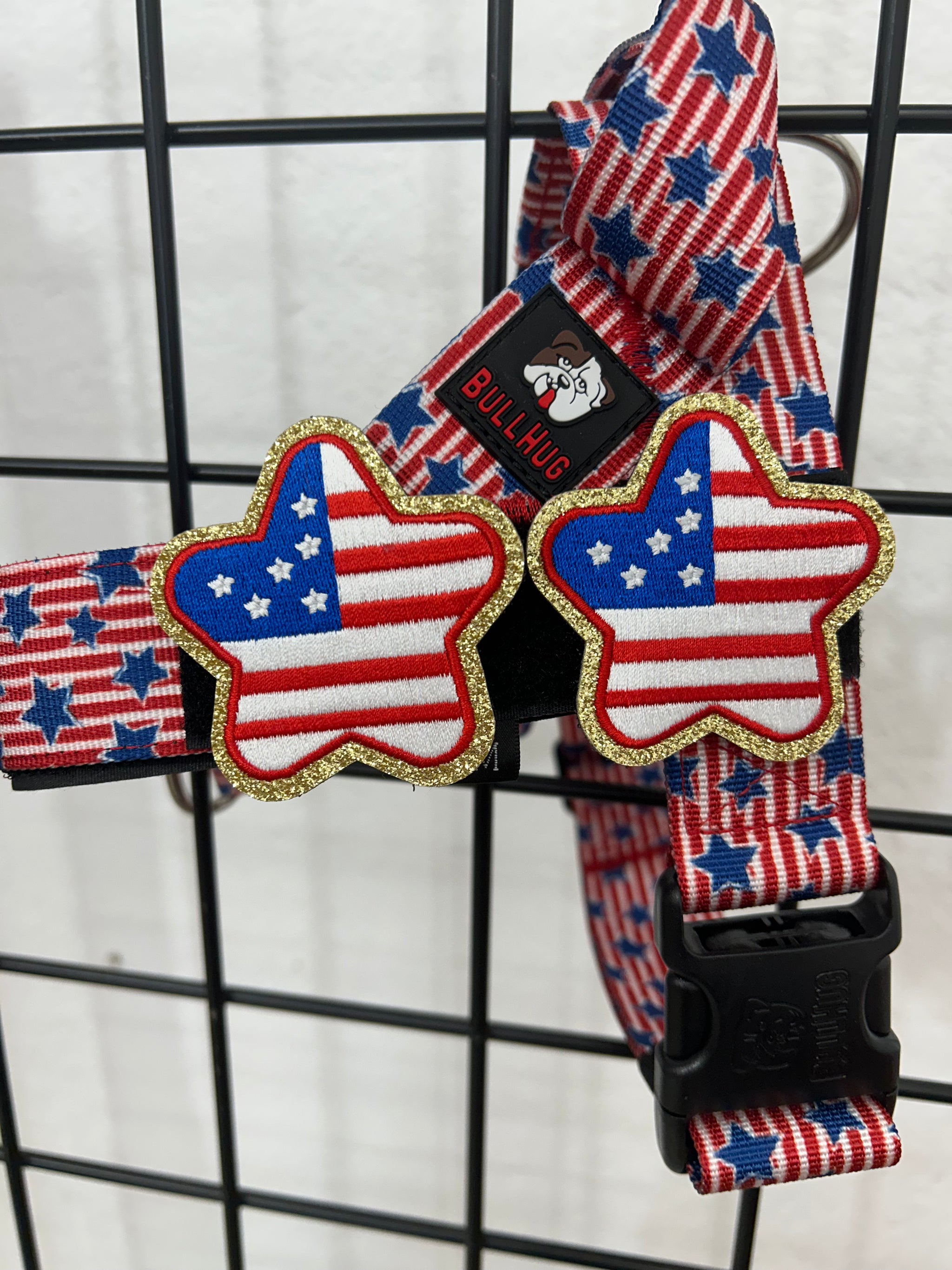 Flair Patch-Patriotic Stars (2 patches)