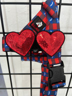 Flair Patch- Sequin Hearts (2 patches)