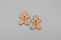 Flair Patches- Gingerbread Man (2 patches)