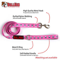 "PINK SKULLS" 6FT BULLHUG LEASH