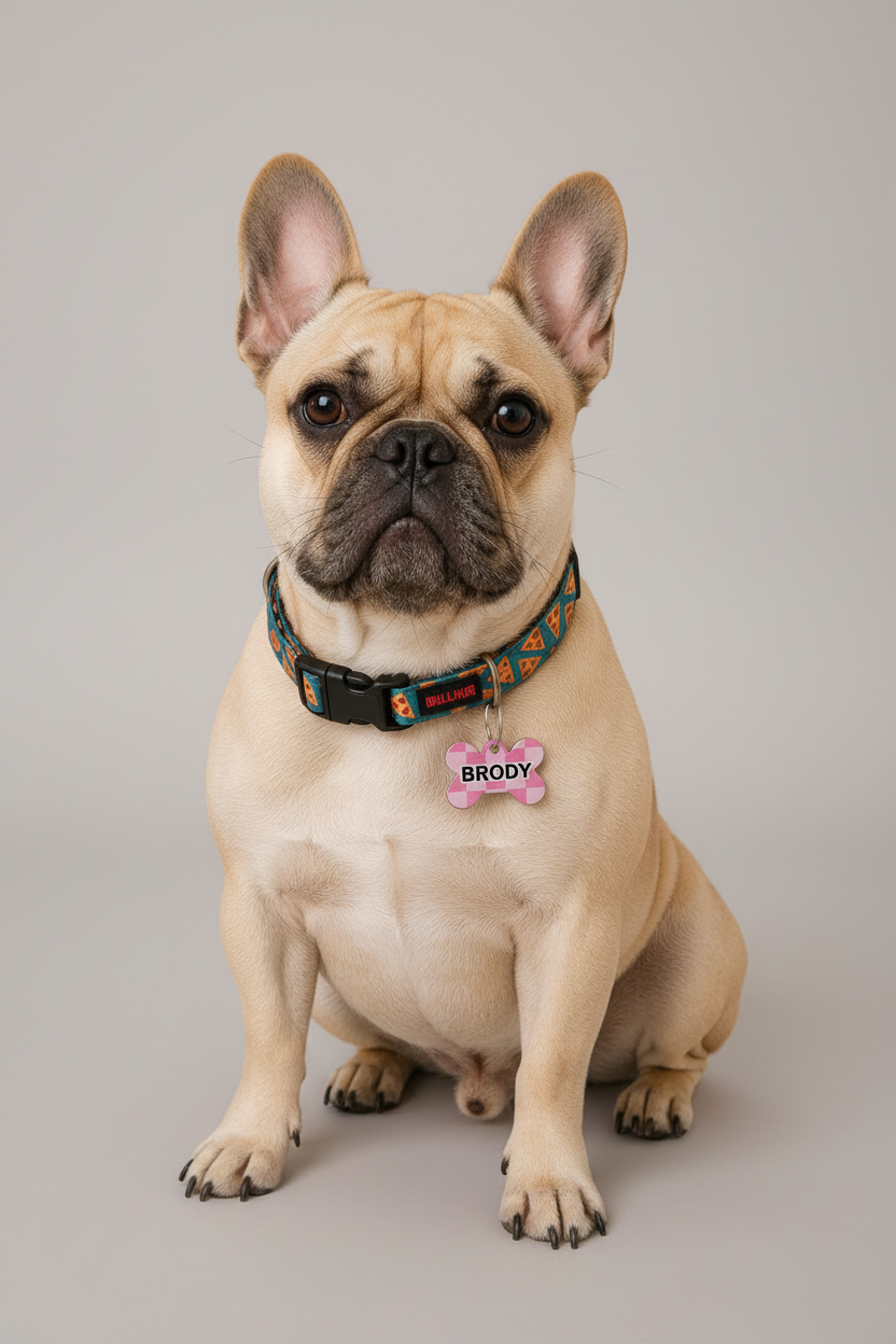 Personalized Dog Name Tag | Custom Pet ID Bone Charm