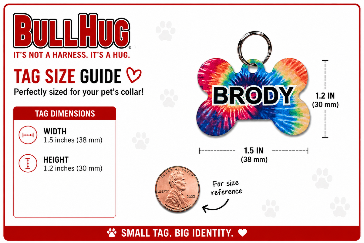 Personalized Dog Name Tag | Custom Pet ID Bone Charm