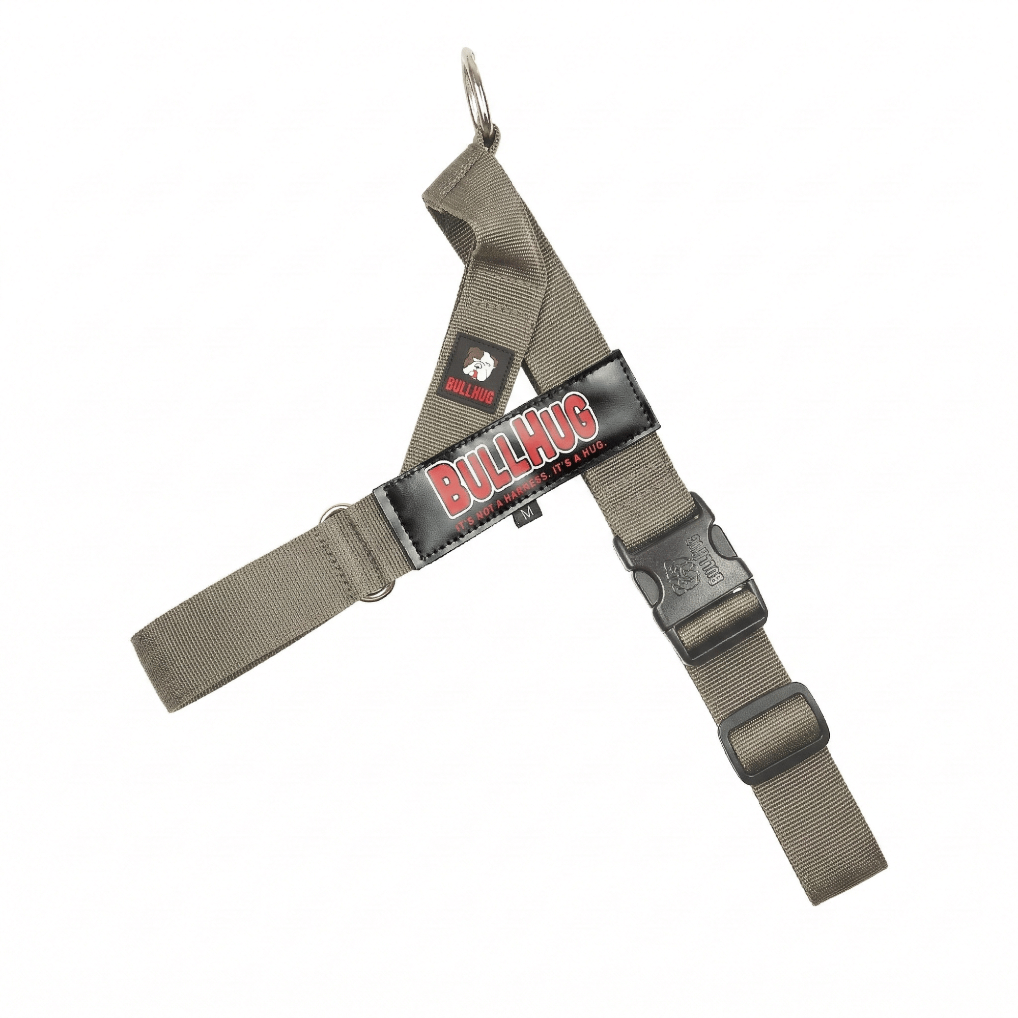 Taupe BullHug No Pull Adjustable Dog Harness Right Side