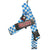 "BLUE CHECKERS " BULLHUG HARNESS
