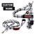 bullhug essentials combo with dog harness, leash and custom name tag - blue & tan plaid