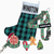 Bullhug Festive Holiday Gift Set with Dog Harness, Leash & Custom Stocking
