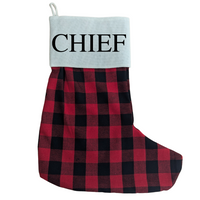 Custom Red Buffalo Stocking